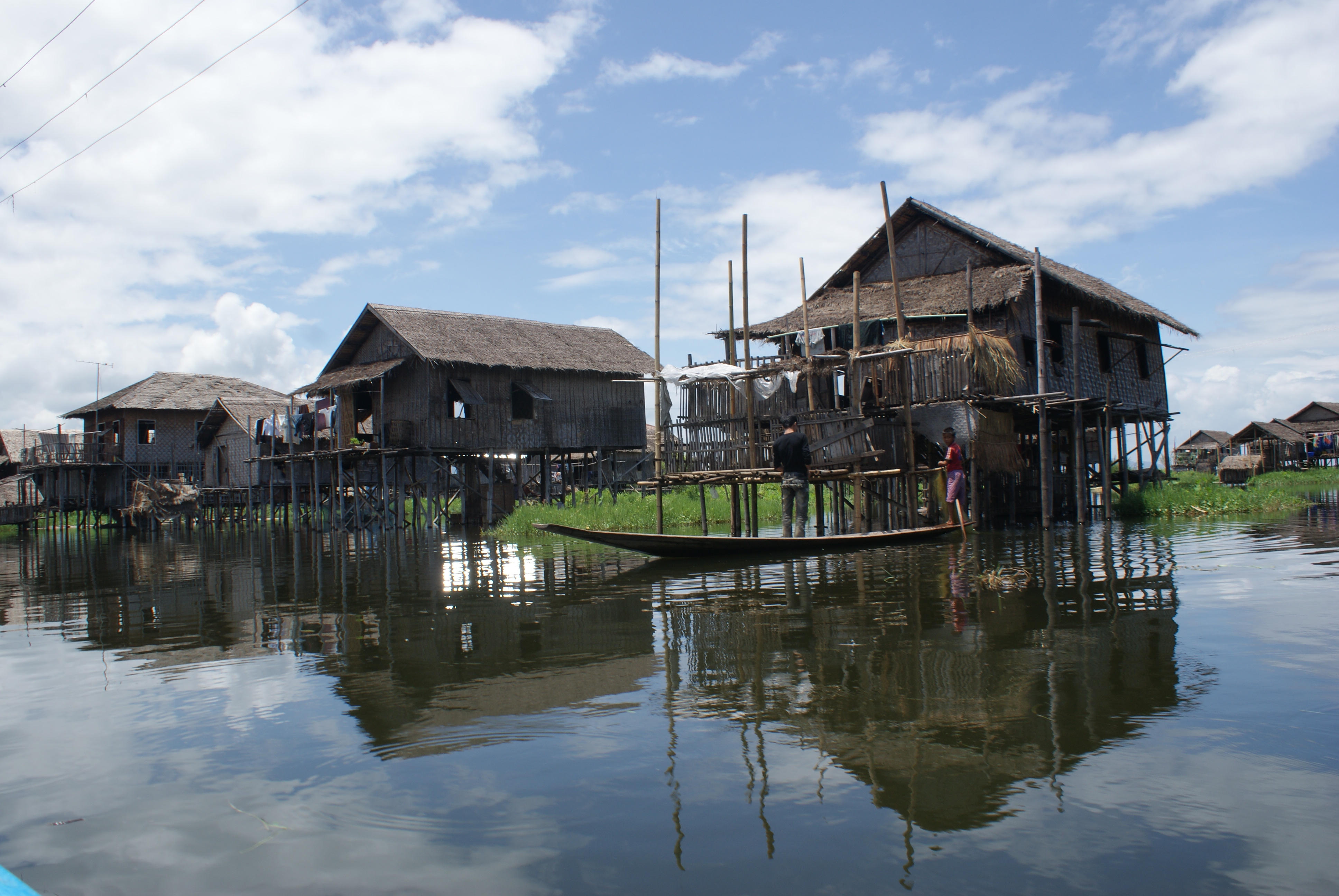 Myanmar Burma With Kids Lake Inle part 1 Houses On Stilts And 