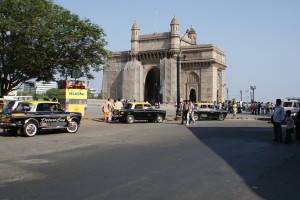 The famous Gateway of India - on a very quiet day. 