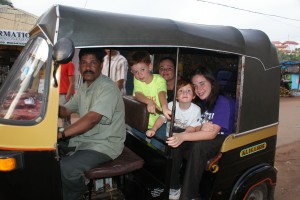 The iconic motor rikshaw ride