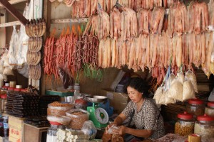 cambodia meat market