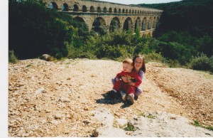 At the Pont du Gard, Provence