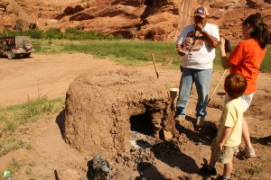 Learning about Navajo cooking