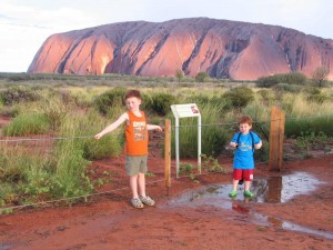 Uluru after the rains