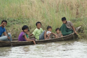 Family travel Myanmar style