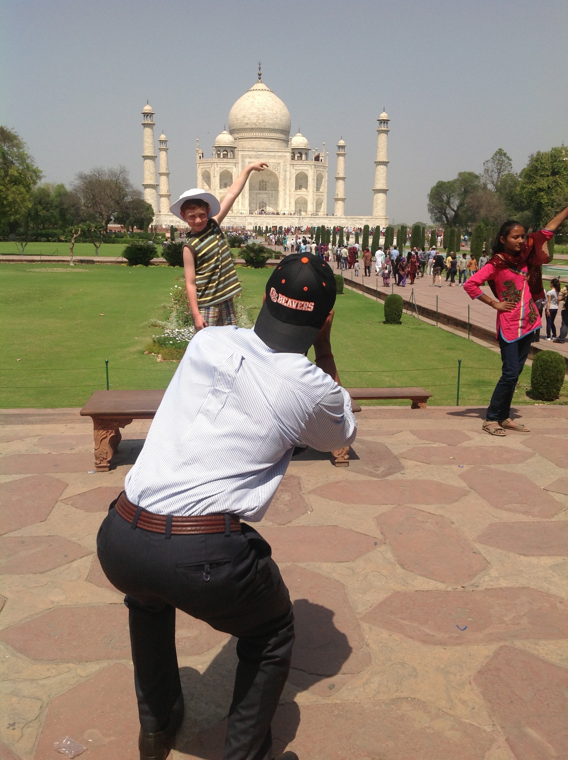 India with Kids 2013: The astounding Taj Mahal! Agra Fort too!