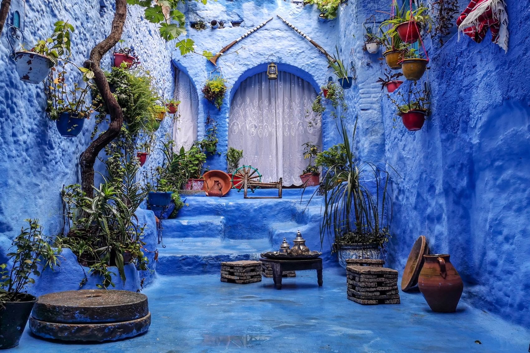 Blue house in Morocco