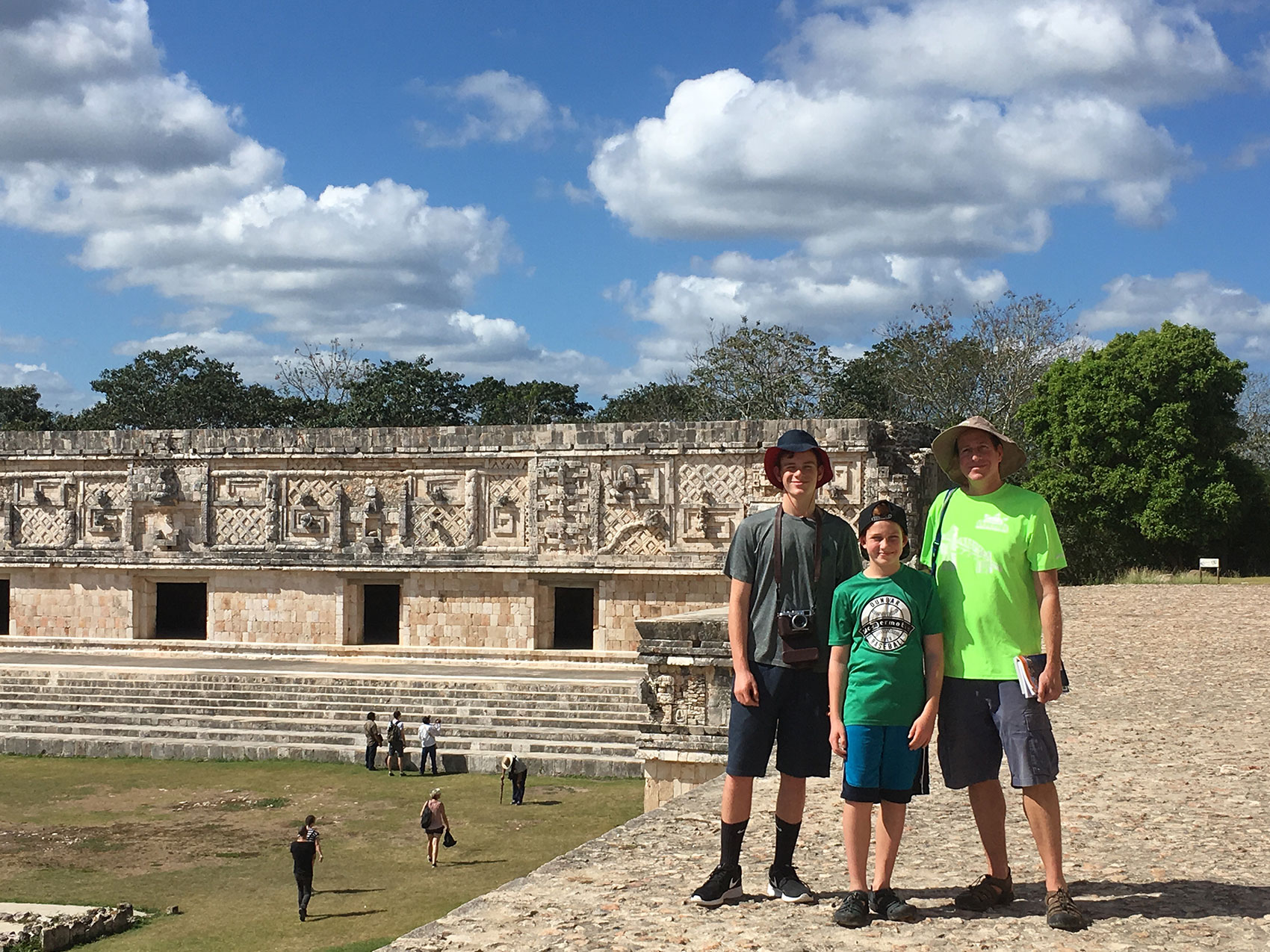 Family on vacation in Mexico