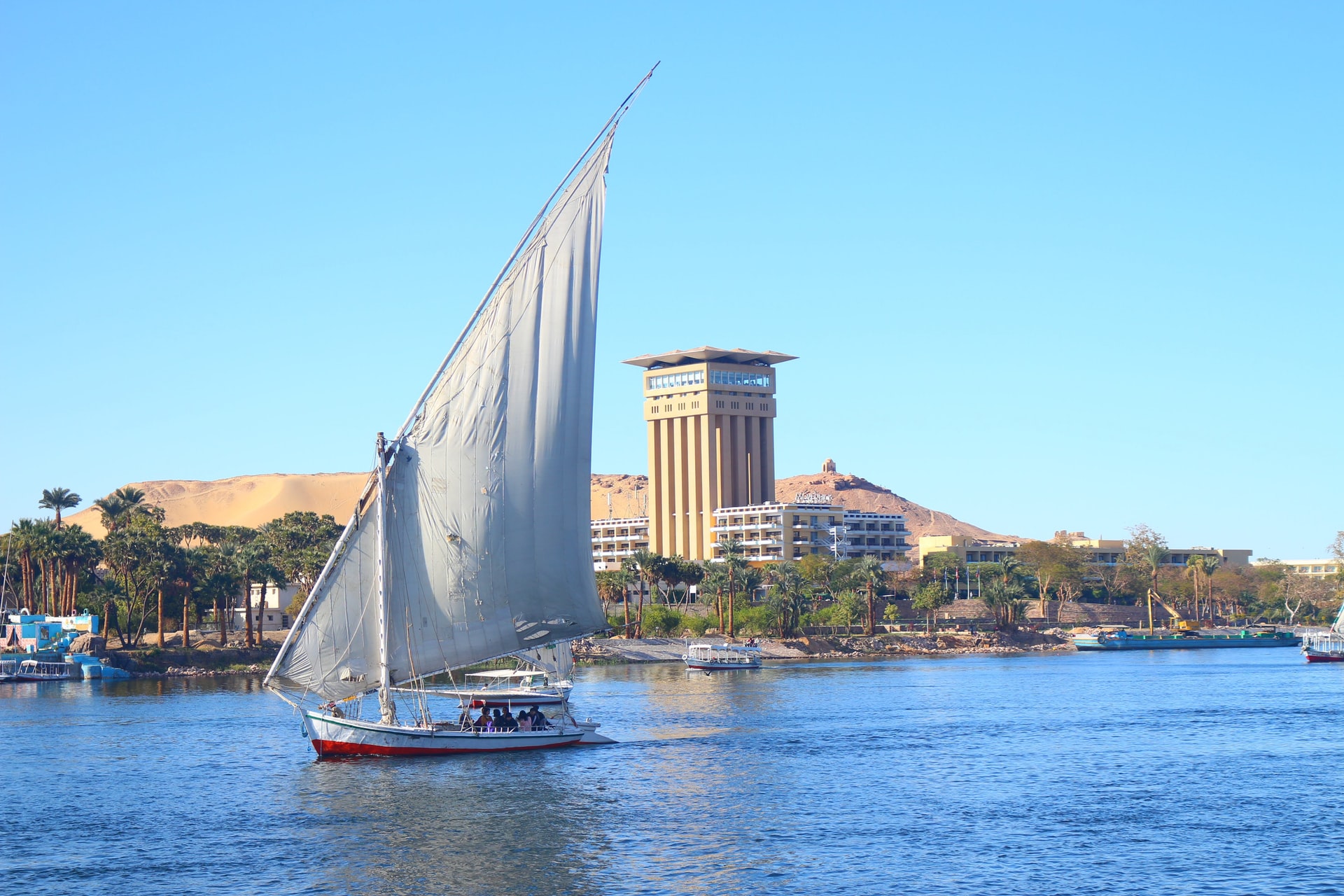 City of Aswan in Egypt
