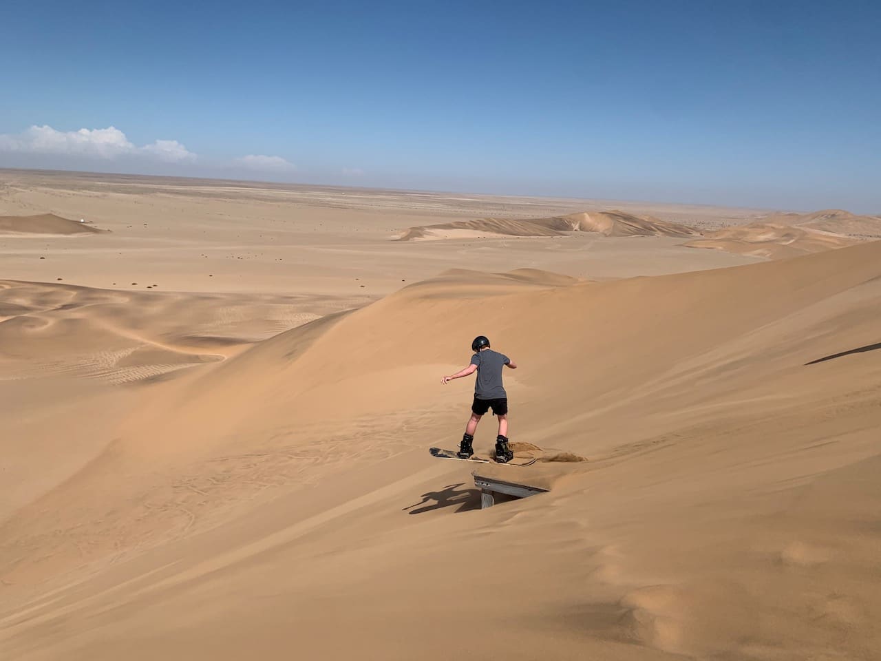 Exploring Namibia with Kids: Day 4 – Swakopmund  – Kayaking with Seals and Dune Boarding in the Desert!